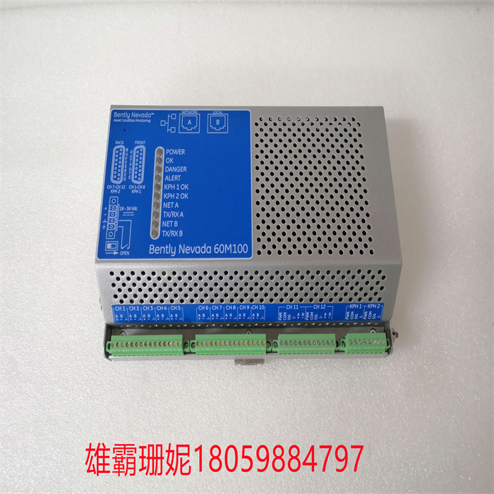 60M100-00 Bently本特利内达华监测系统模块