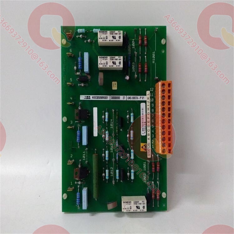 ABB UNS0887A-P 3BHE008128R0001通信适配器 / 励磁系统组件(ZZFY)